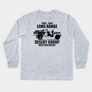 Long Range Desert Group Kids Long Sleeve T-Shirt